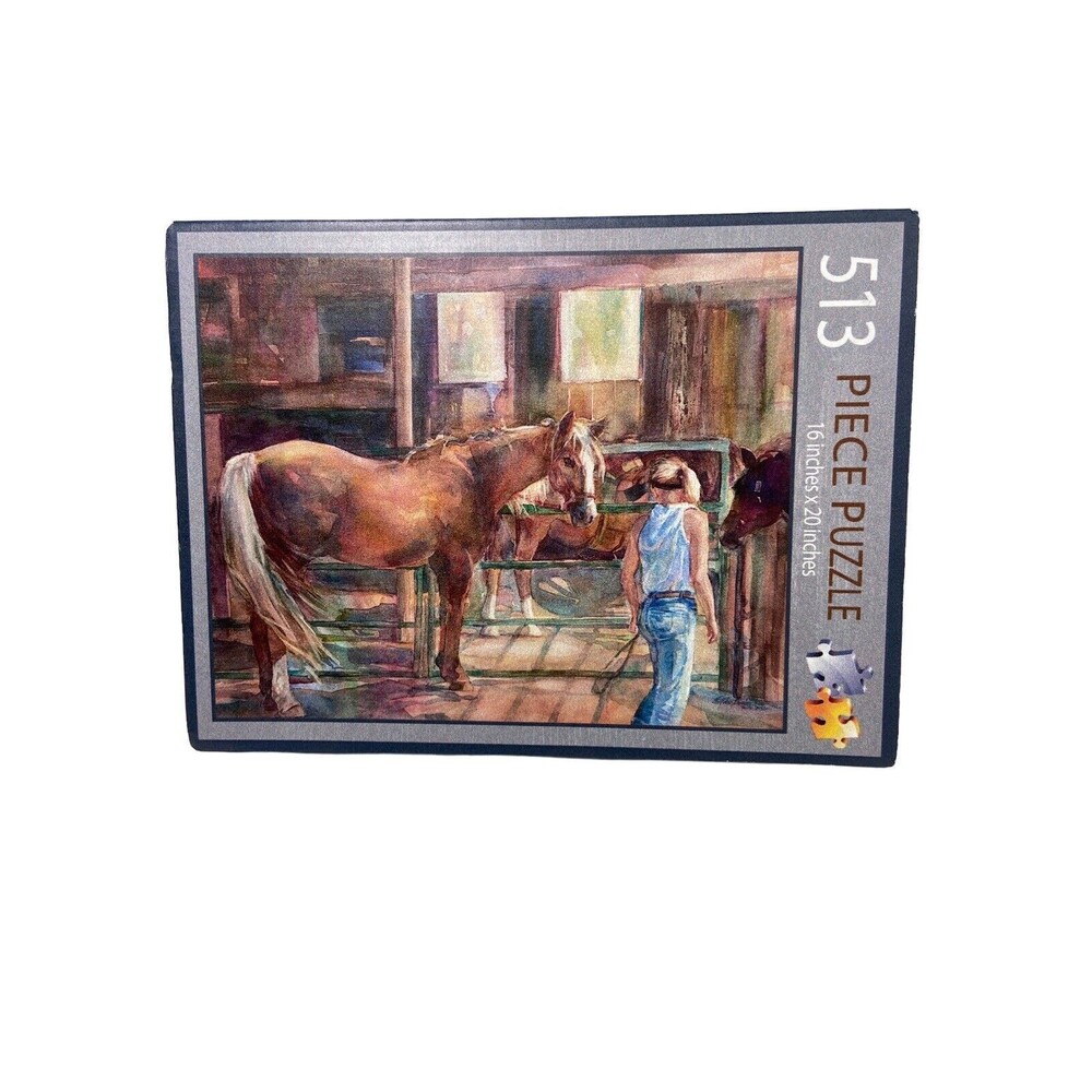 Ellen Jean Diederich Artist Fargo North Dakota Horse Puzzle 513 pc NIB Signed